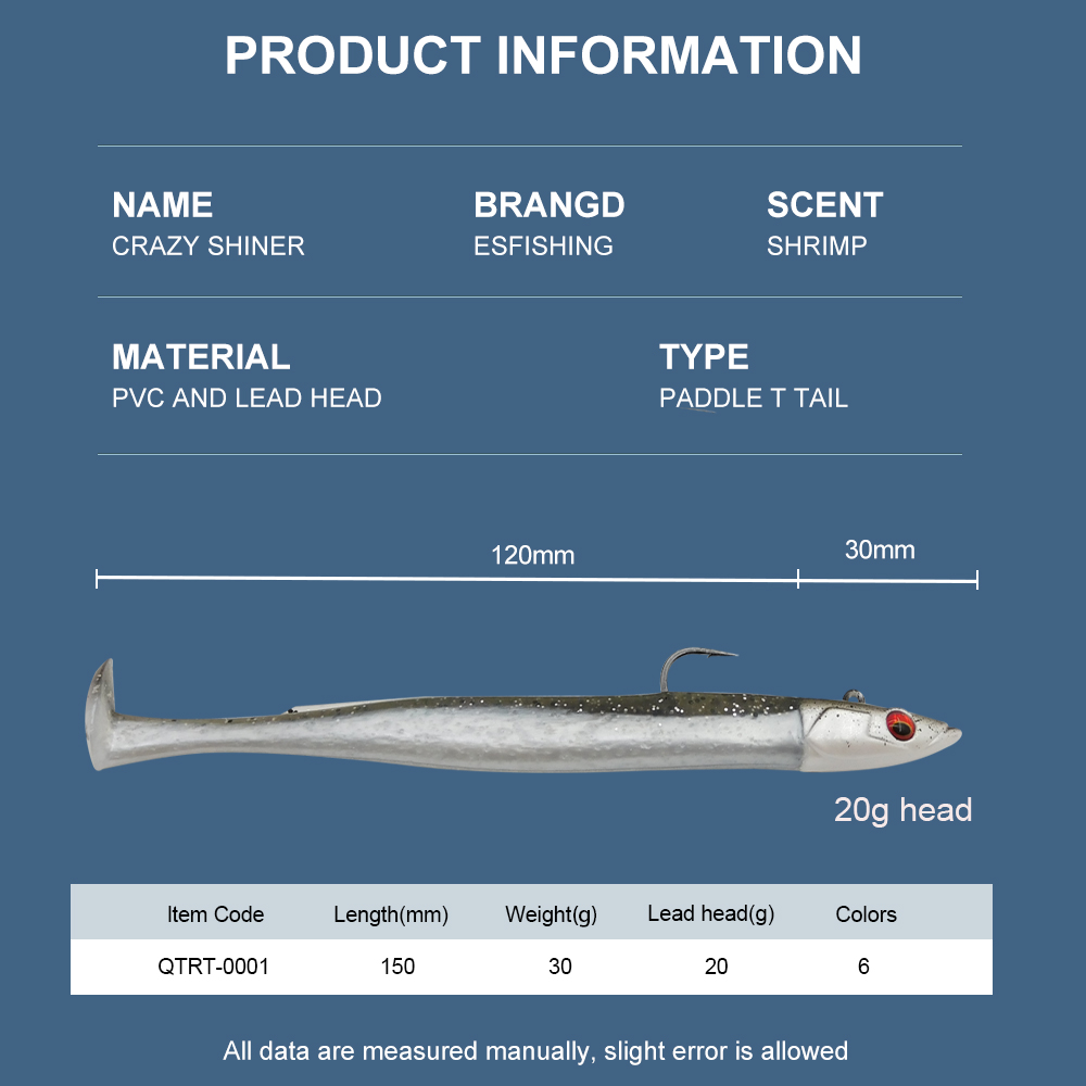 ESFISHING Soft Fishing Lures L - огляд і ціна Fishing Lure Soft Plastic